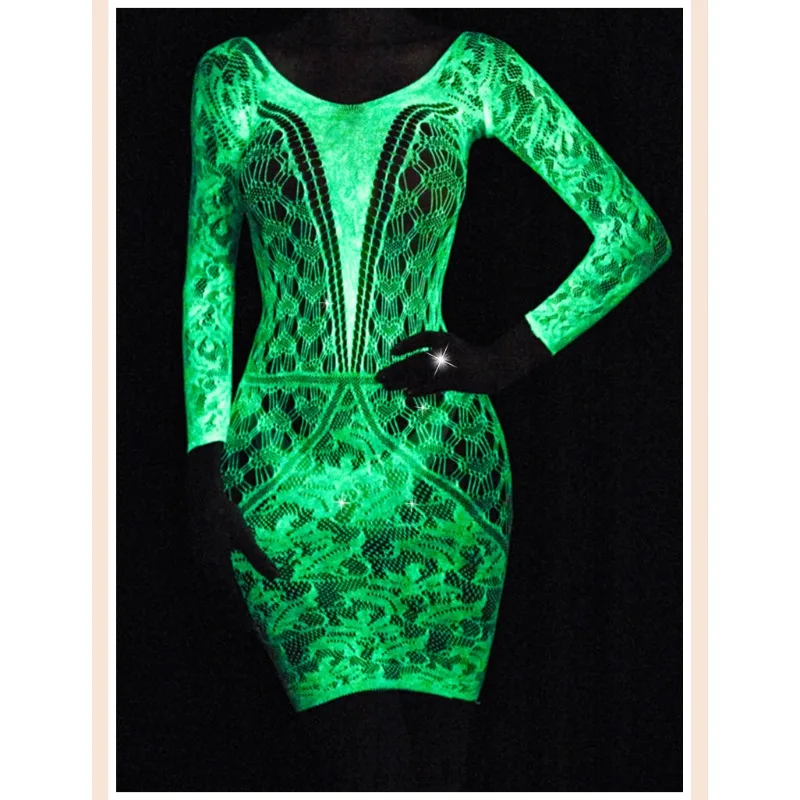 

Комплект прозрачного нижнего белья с открытой промежностью, чулки для тела, эротический костюм, ажурные носки, прозрачное нижнее белье Тедди, одежда для ролевых игр, одежда для взрослых