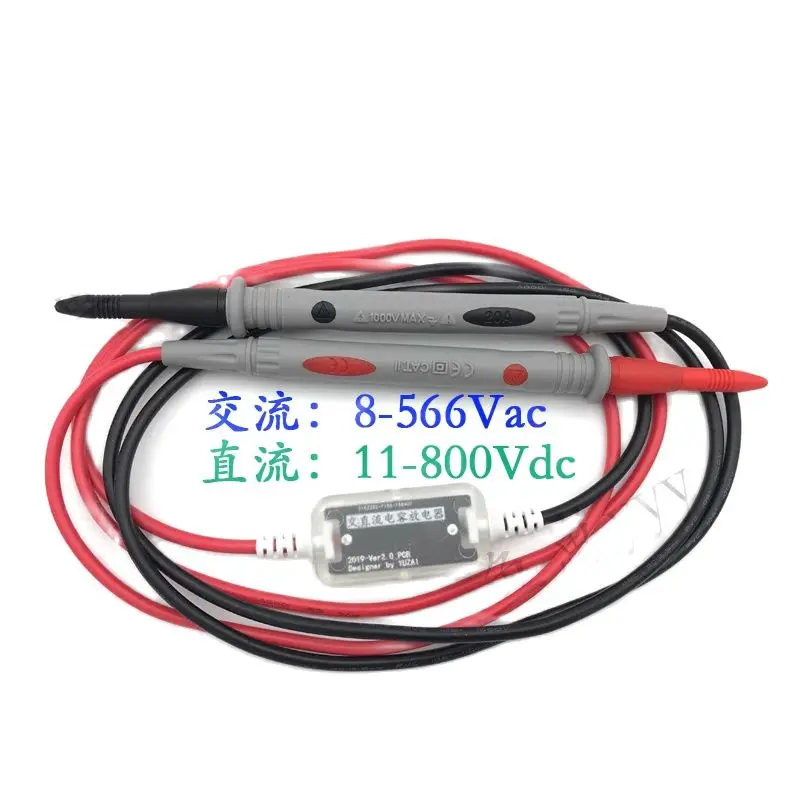 Repair capacitor discharge device, flash discharge tool, AC/DC high-voltage capacitor discharge, capacitor discharge pen