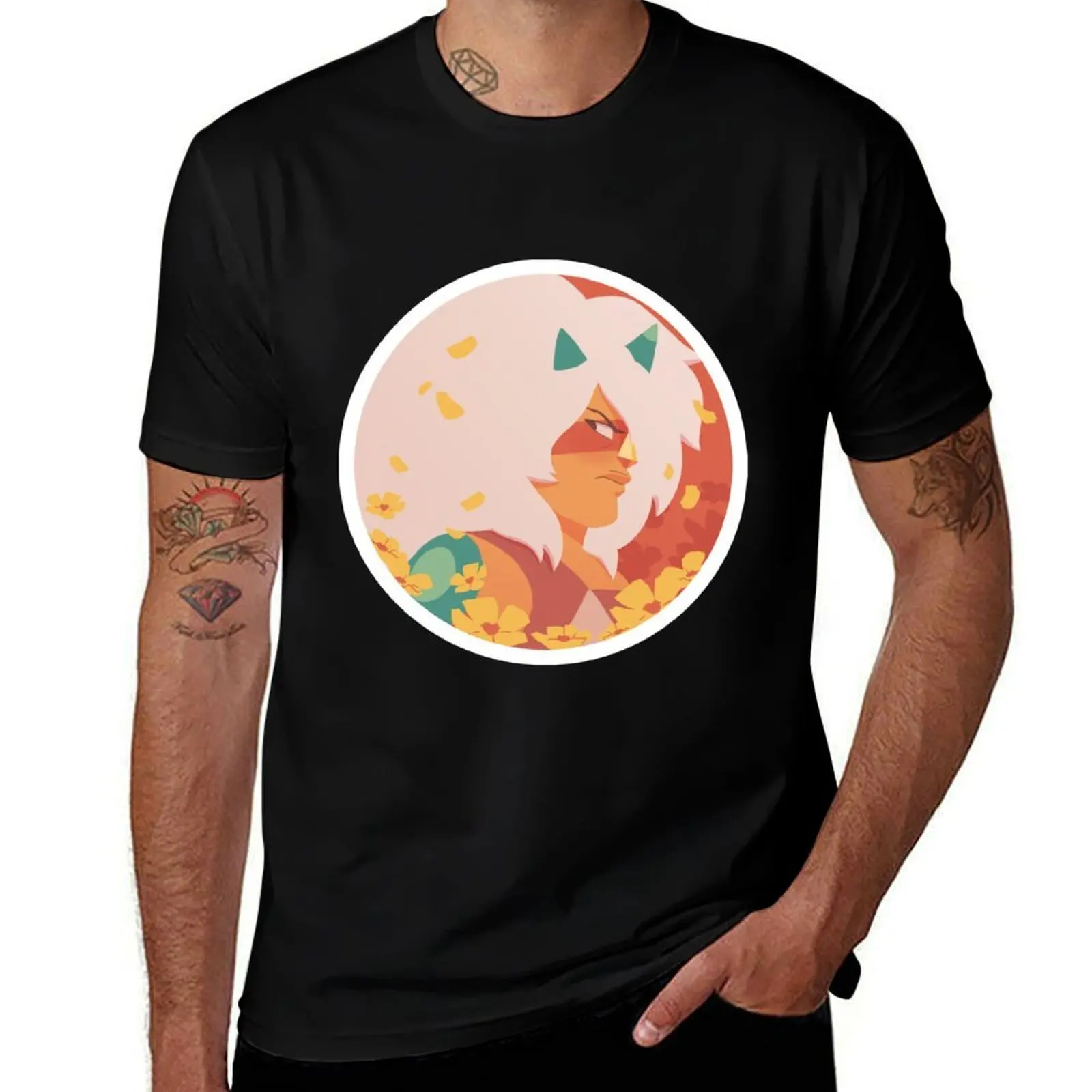 Pastel Jasper portrait T-Shirt Standard Fit Solid Tee Shirt T-Shirt