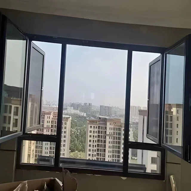 Professional High-End Custom Aluminum Alloy Frame Window Door Profile Factory Direct Sales Villa's Broken Bridge Windows
