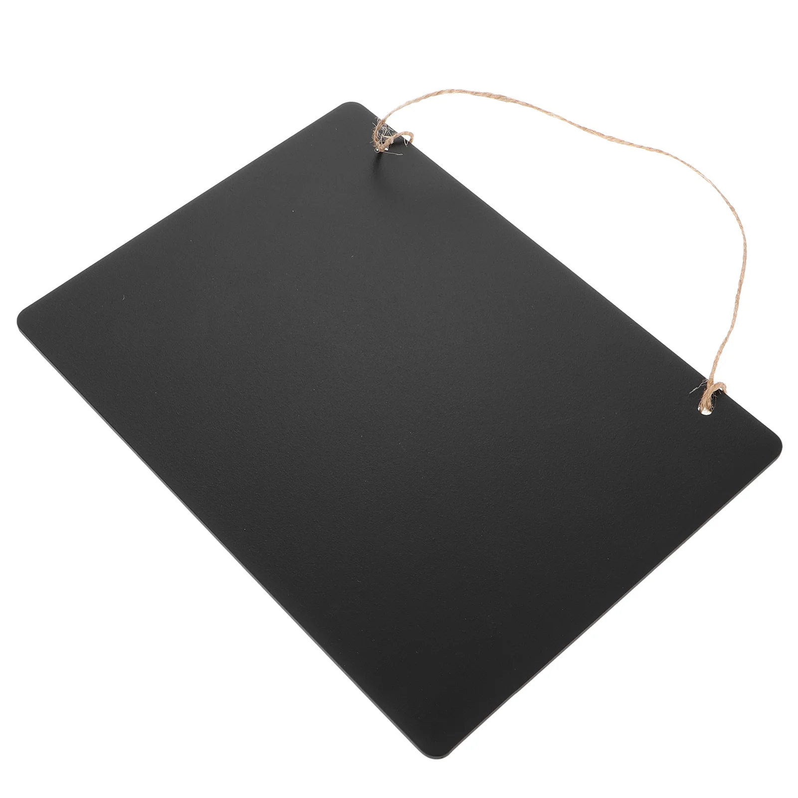Double-Sided Blackboard Sign Mini Density Board Chalkboards Hanging String Reusable Message Notice Board Wall Decor