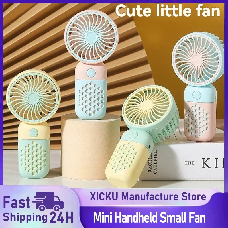 

Motorcycle Cute Mini Fan Portable Handheld Fan Lightweight Handy Fan Pocket Size Low Noise Small Electric Student Gift Outdoor