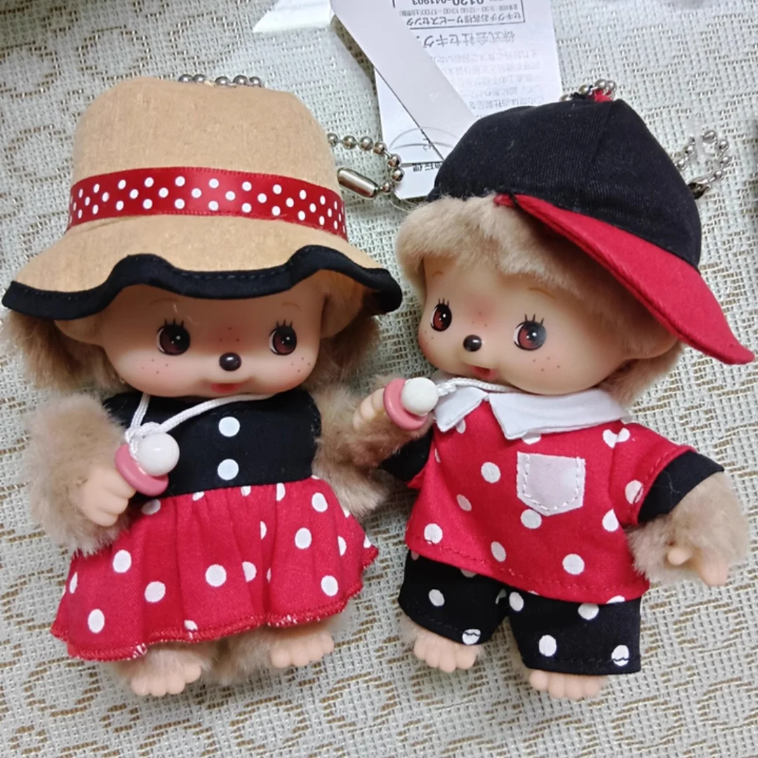 

Оригинальная подлинная Monchhichi романтическая польская модельная виниловая кукла Bebichhichi, сумка, декоративная кукла с подвеской, милый подарок для пары