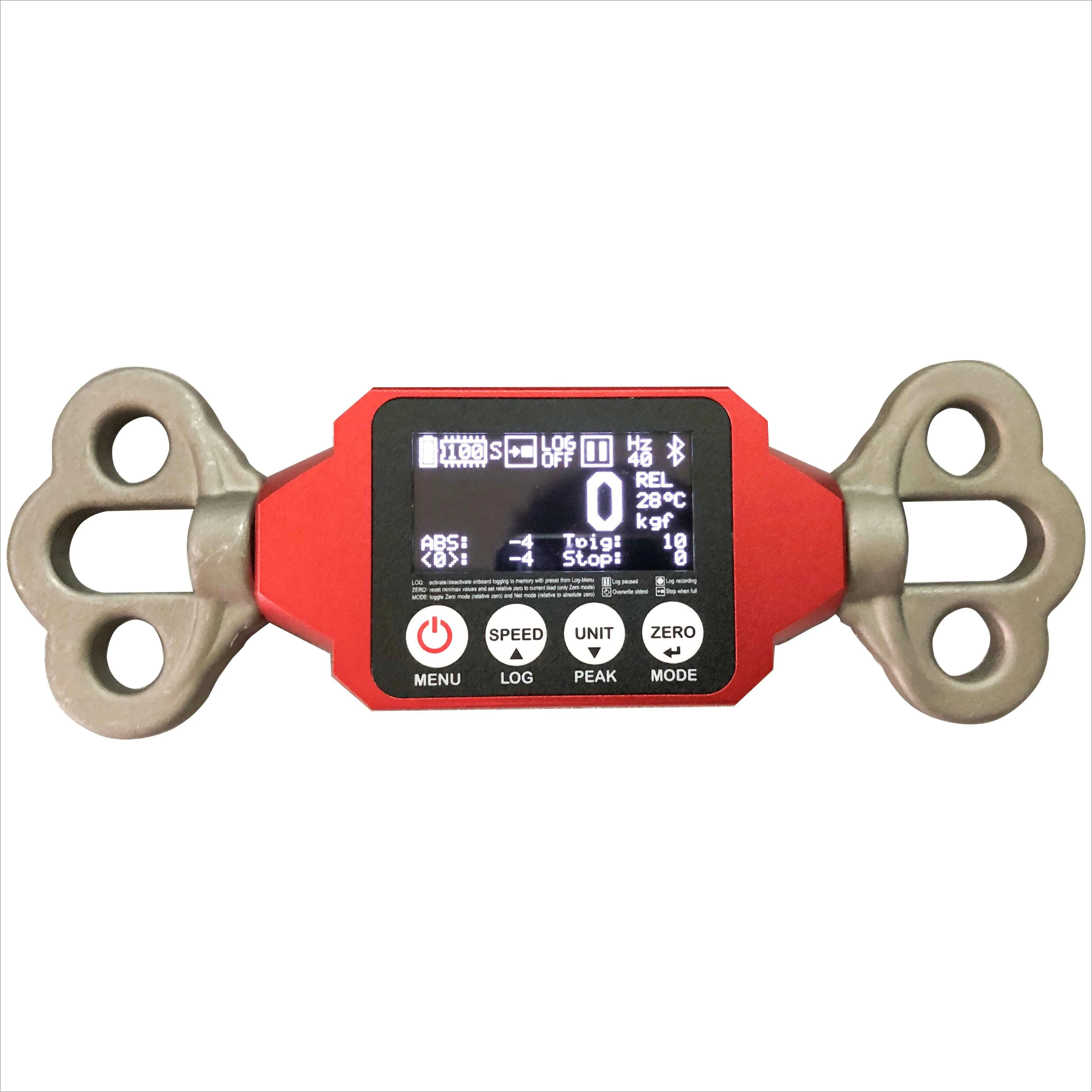 Wireless dynamometer Relaxation line scale Actuator Load cell Load gauge Load meter 30kN suspension scale