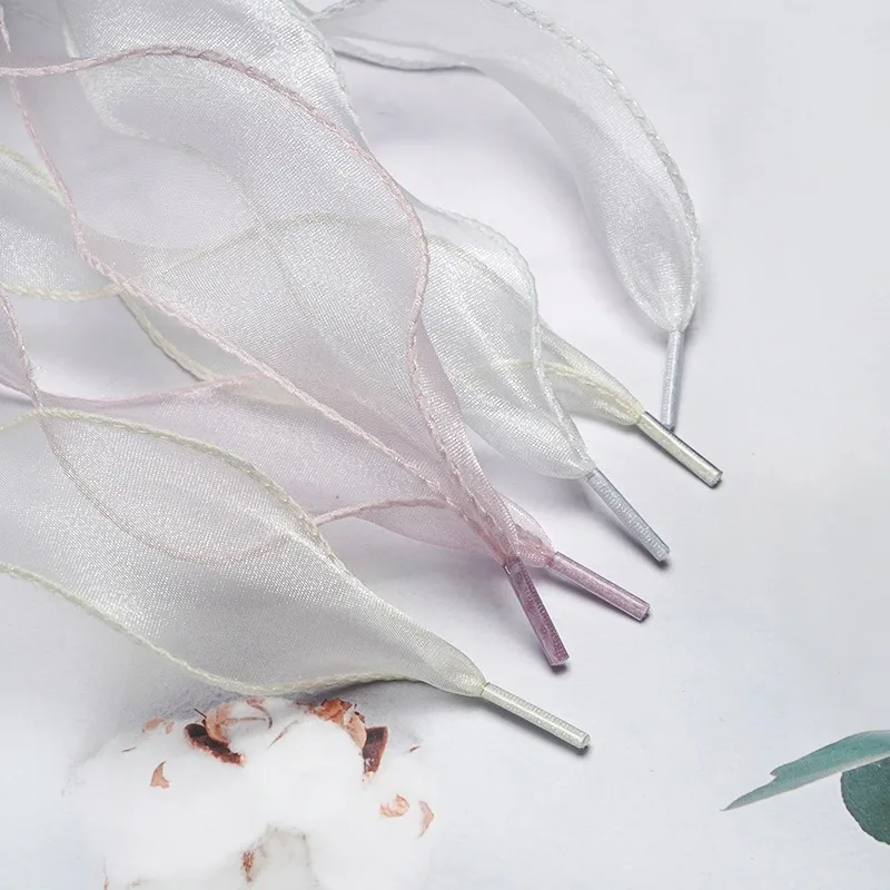 شقة شير أربطة أحذية 4 سنتيمتر واسعة غزل الثلج أربطة الحذاء الدانتيل يتوهم أربطة الحذاء للنساء الفتيات إكسسوارات أحذية 100/120/140 سنتيمتر 1 زوج #5