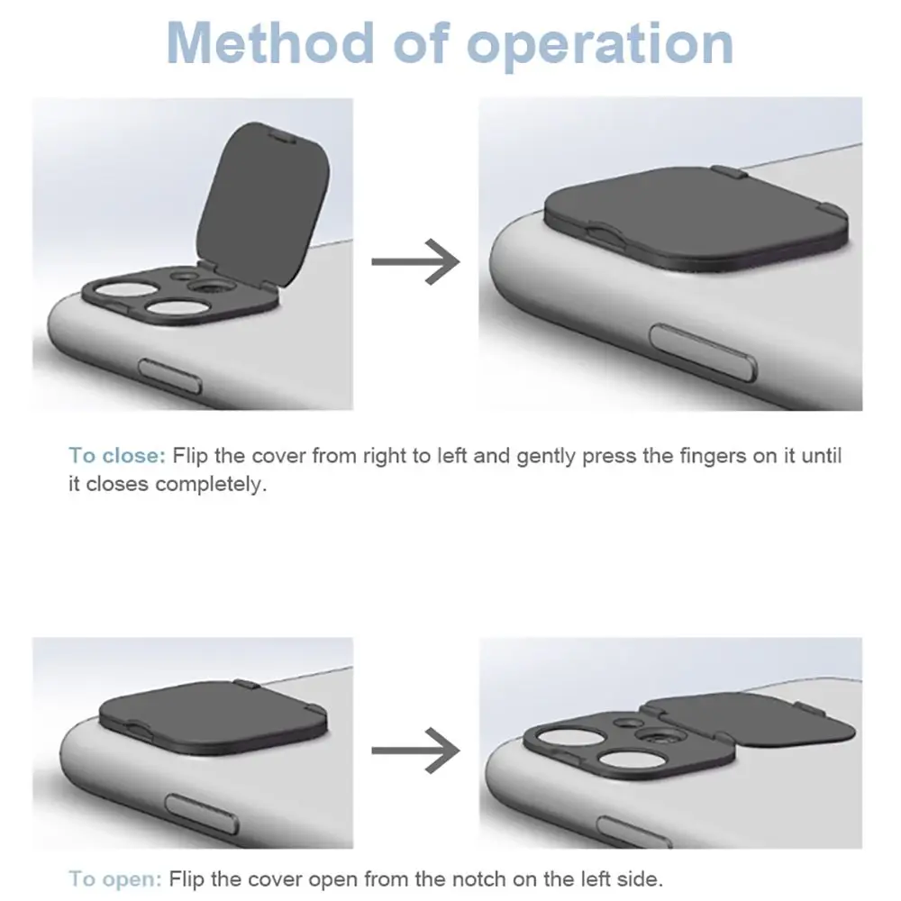 WebCam Cover Back Camera Lens Plastic Privacy Protective Sticker Camera Cover Protector For iPhone 13 Pro Max 13Mini