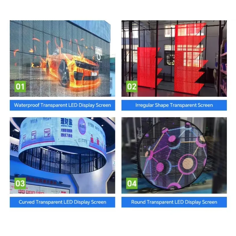 P1.53/P1.86/P2/P2.5 Módulo LED GOB interior 320*160 mm Panel de visualización flexible