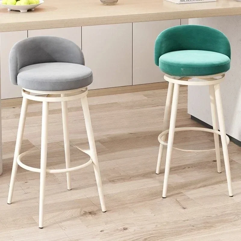 Step Stool Bar Stools For Kitchen Luxury Chairs Counter Manicure Chair Make Up Modern Design High Breakfast Furniture Cafeteria