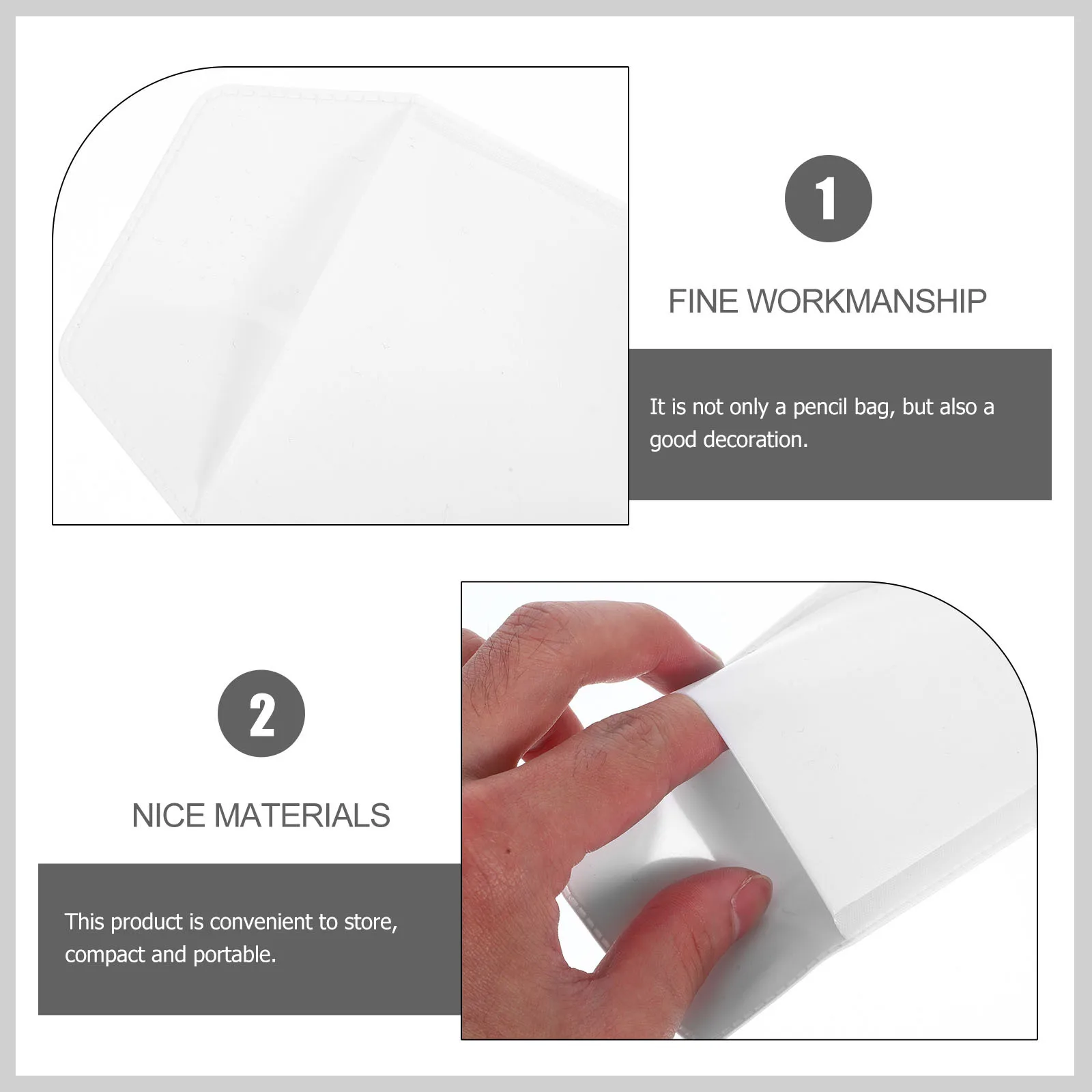 10 pezzi infermiera medico penna borsa matita portaoggetti inserto in PVC tipo penna custodia organizzatore tasca protezione fornitura ospedaliera