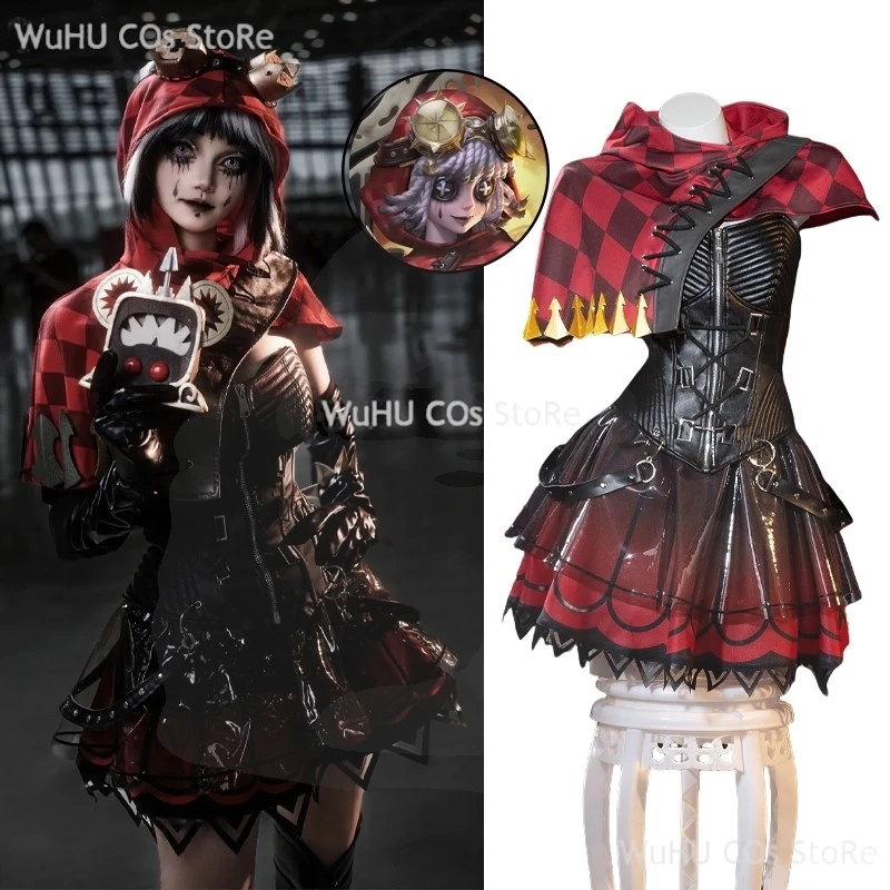 Game Identity V Cosplay Tracy Reznik Little Red Riding Hood Costume Original Skin Costumes Wig Women Skirt Halloween Roleplay