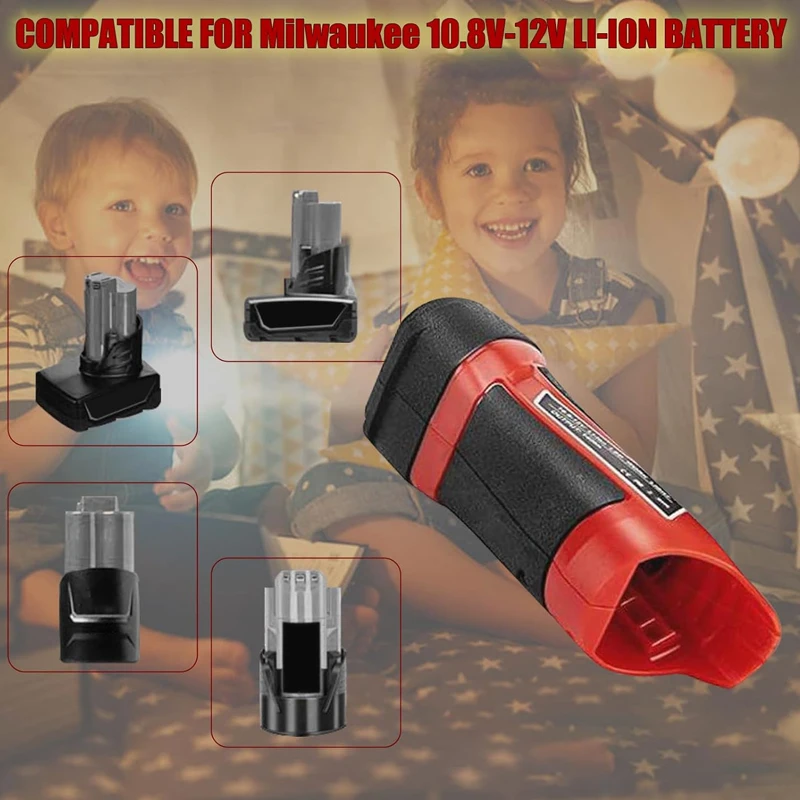 

Flashlight Work Light for Milwaukee 12V 10.8V-12V Battery 3W 140LM Handheld Light Illumination lamp for Work at Night 48-11-2401