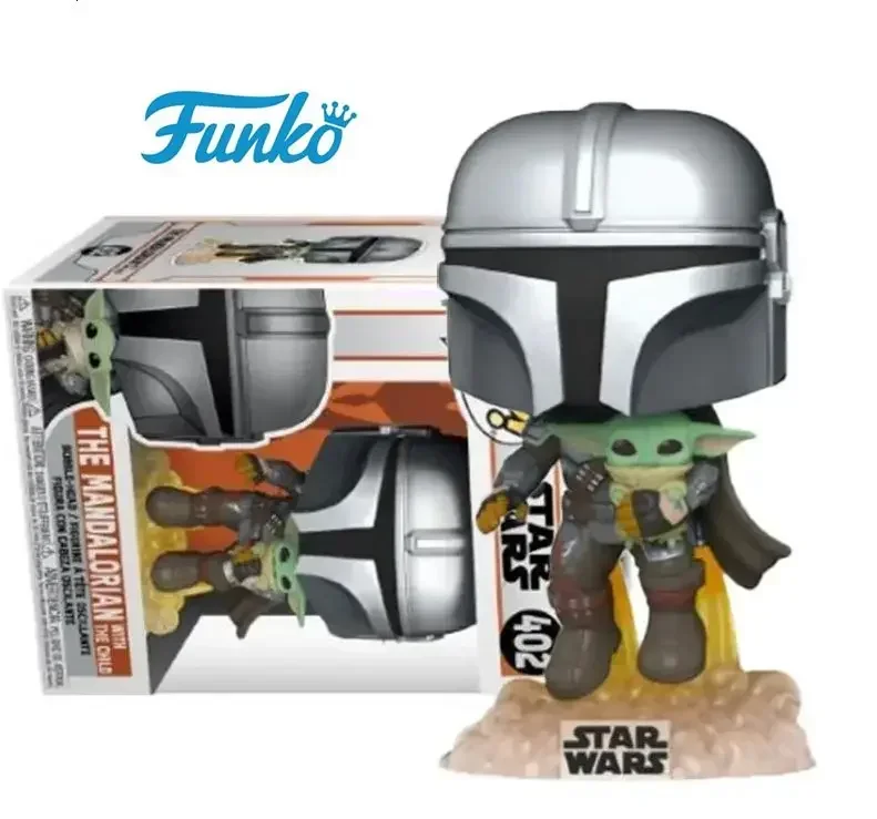 НОВЫЙ FUNKO POP Звездные войны Мандалор с оружием #   345 Fizz 402 #   326 #   Модель виниловых фигурок, игрушки для детей, подарок на день рождения