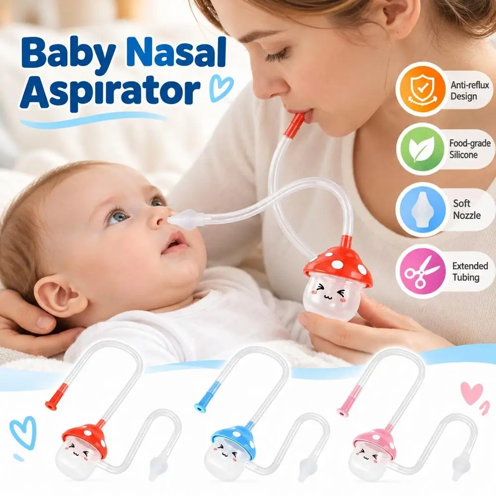 Newborn Baby Nasal Aspirator for Children Nose Cleaner Sucker Suction Tool Protection Health Care Baby Mouth Nasal Suction Devic