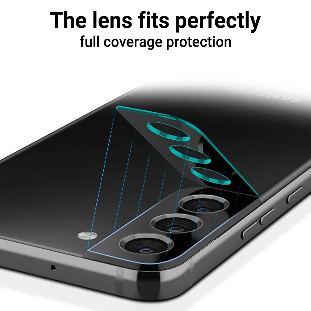 ثلاثية الأبعاد منحني عدسة الكاميرا حامي لسامسونج A56 A17 A55 A16 A07 A54 A53 A26 A36 S25 S24 الترا S23 FE الخلفية عدسة الزجاج المقسى