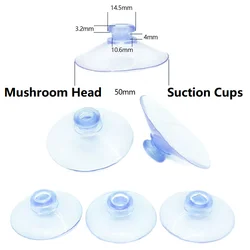 50mm Suckers PVC Suction Cups 5cm Vacuum Suction Pad Strong Sucker Glass Suction Cup for Kitchen/Bathroom/Car (12pcs)