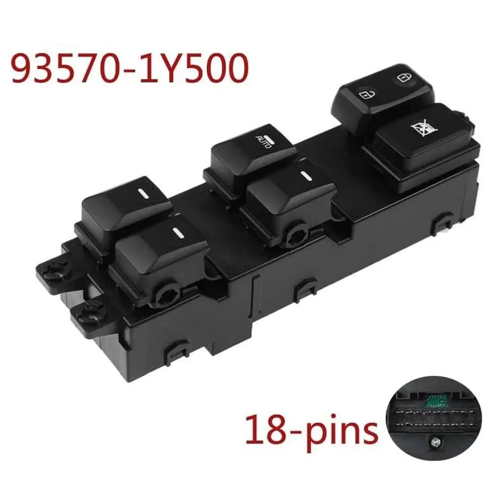 Electric Power Window Switch Control Lifter Adjust Button Parts For Kia Morning Picanto TA 2011-2017 Car Accessories 93570-1Y500