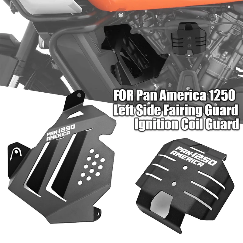 Left Side Fairing Guard FOR Pan America 1250 / 1250S / Special RA1250 PA 1250 2021 - Motorcycle CNC Aluminum Ignition Coil Guard