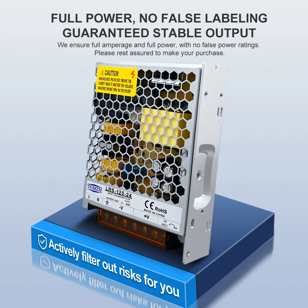 TOMZN 120W AC-DC SMPS Single Output Switching power supply input 110V 220V output 5V 12V 15V 24V 36V 48V adjustable for LED