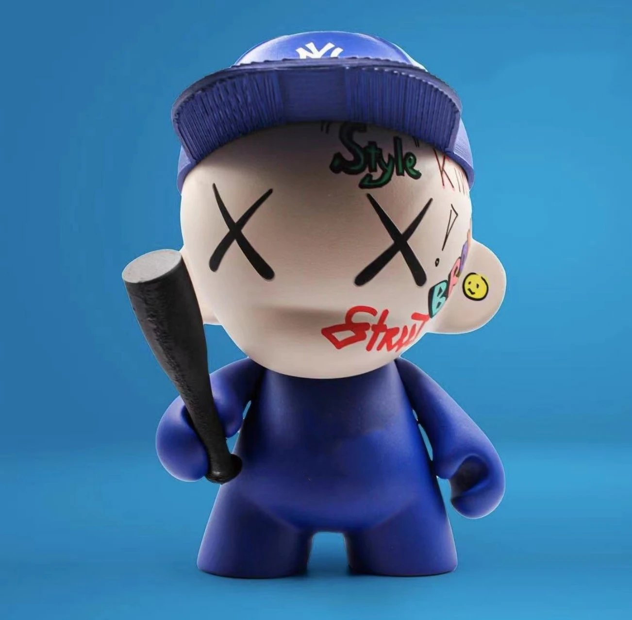 6PC Kidrobot Munny Dunny DIY zabawki dla studentów sztuki białe lalki zrobić to sam winylowe figurka zabawka artystyczne dla chłopców