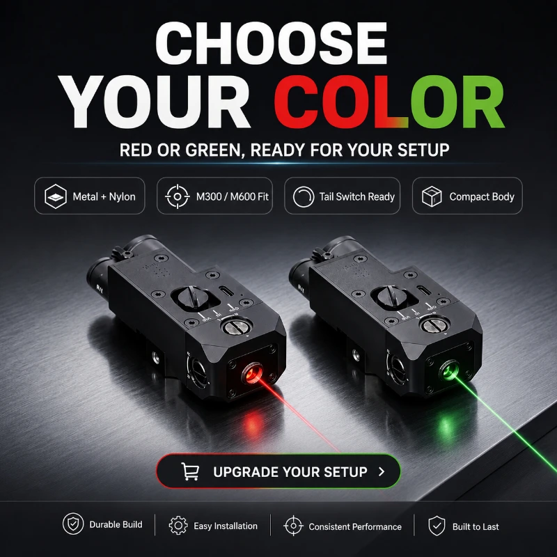 Alloy Nylon Position Indicator Accessory Battery Storage Container Fit M300 M600 Flashlight Remote Control Switch