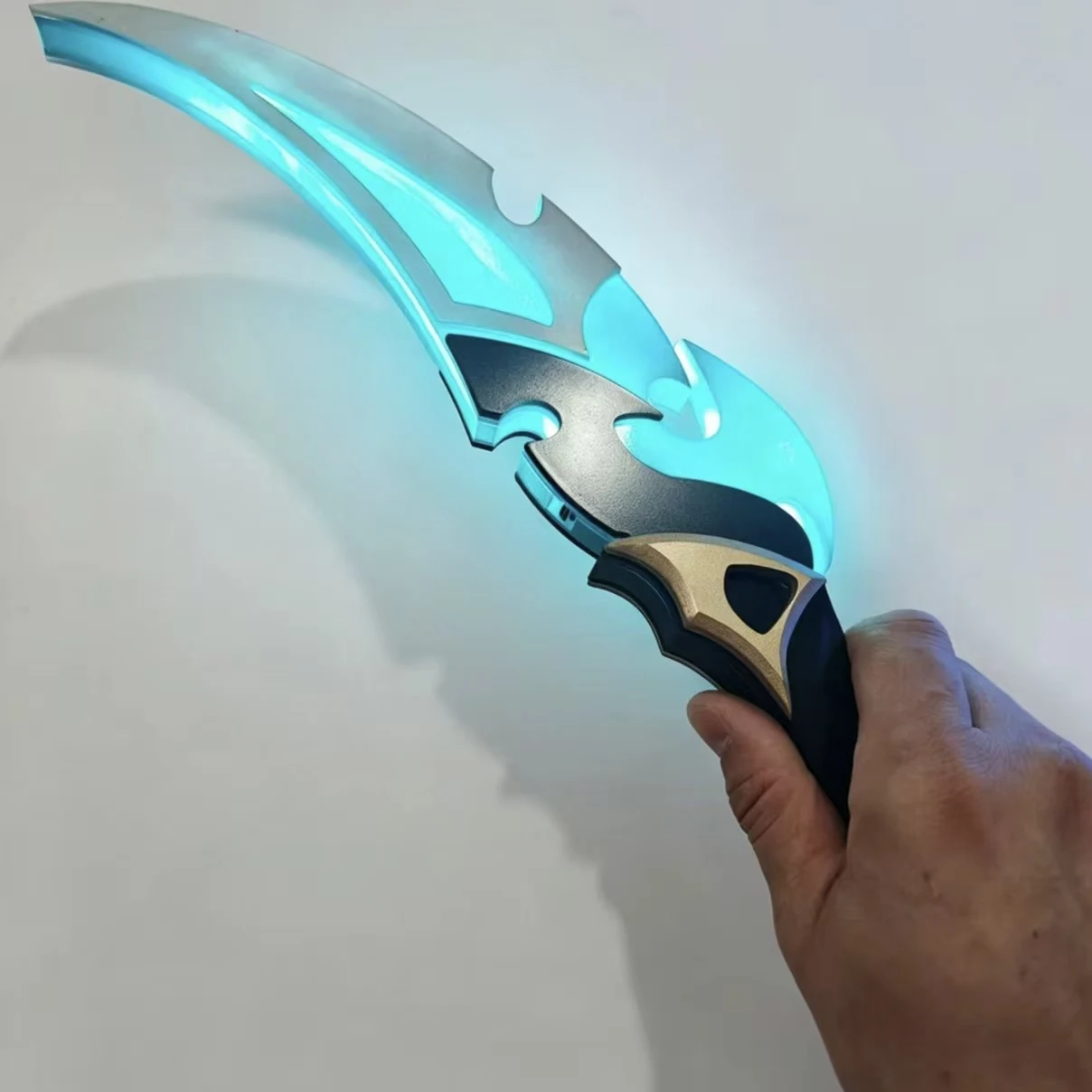 Genshin Impact Cosplay Lohen Cos Luminous Spear Daggers Weapons Prop Halloween Christmas Fancy Party Costume Accessories
