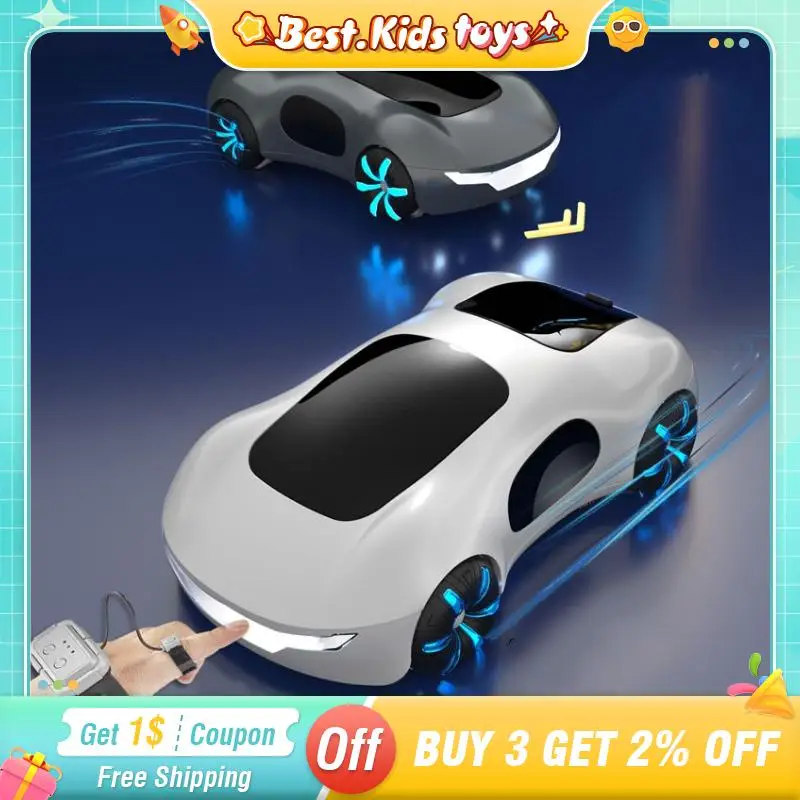 

2,4G 1/18 RC двойной распылитель дрифт высокоскоростной автомобиль вращение жестов датчик двойной пульт дистанционного управления автомобиль с подсветкой музыкальные детские игрушки