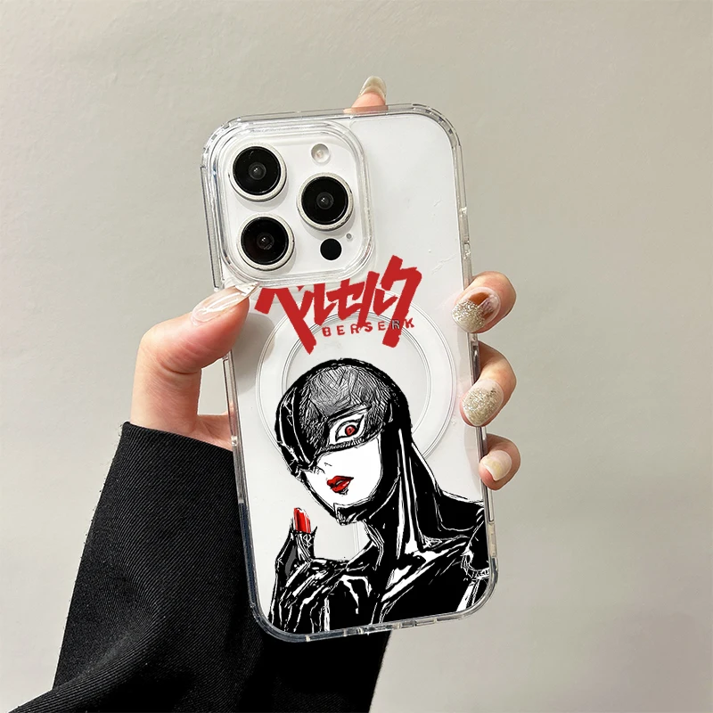 Black White Comic B-Berserks Case for Samsung Galaxy S26 S25 Edge S24 S23 Ultra Plus FE A57 A56 A55 A54 A36 A35 A17 A16 Cover