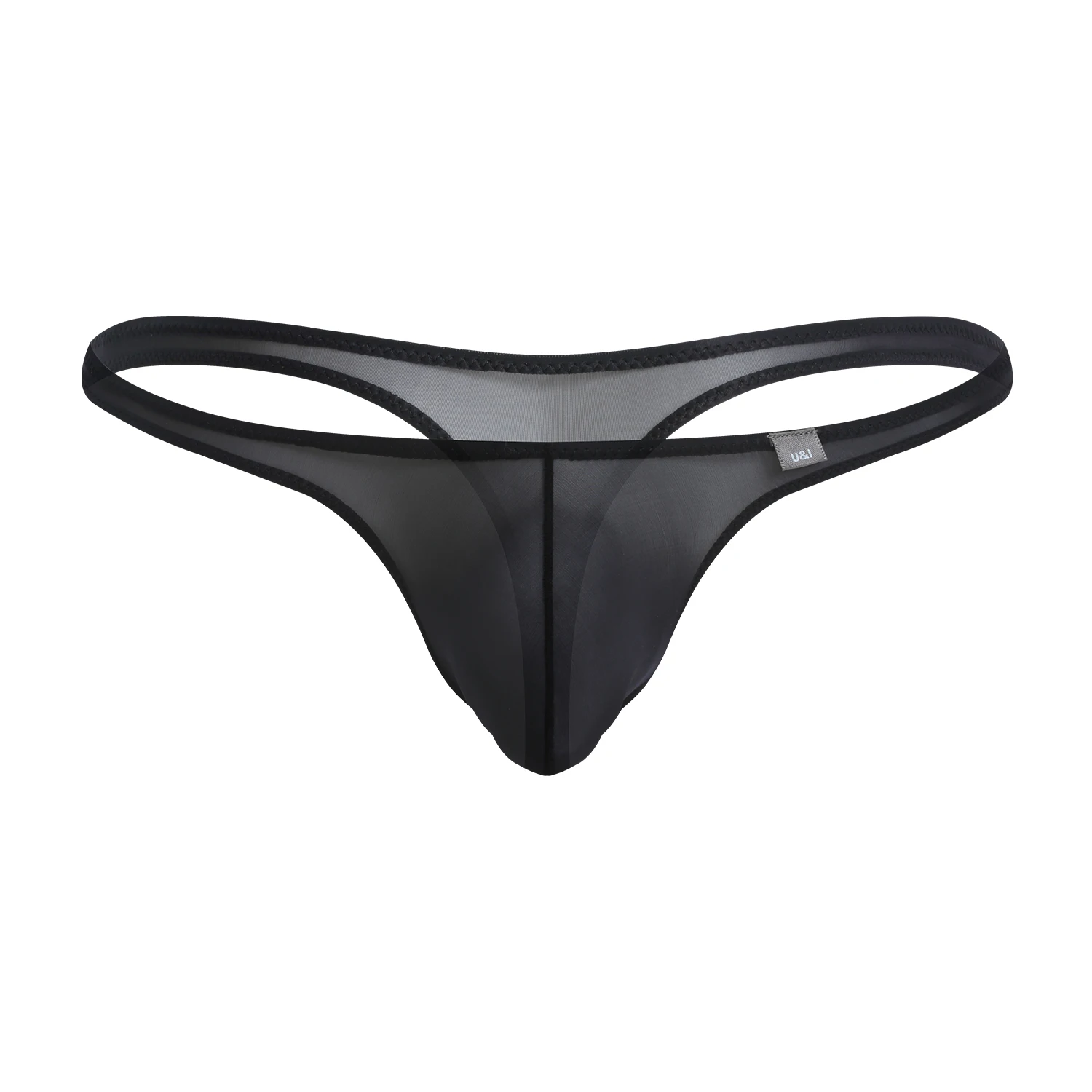 

U & I сексуальные стринги мужские индивидуальные ультратонкие 50 г прозрачное высокоэластичное облегающее нижнее белье с 3D карманами и низкой талией