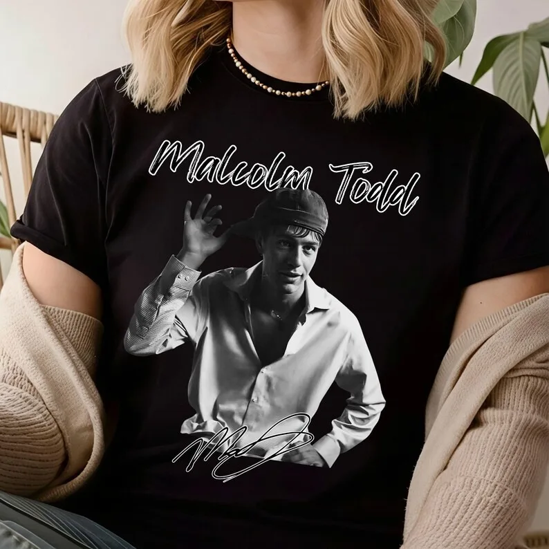 Malcolm Todd Merch T-shirt Men Short Sleeve Tee Unisex Tops Clothes Causal Female Y2K Tops