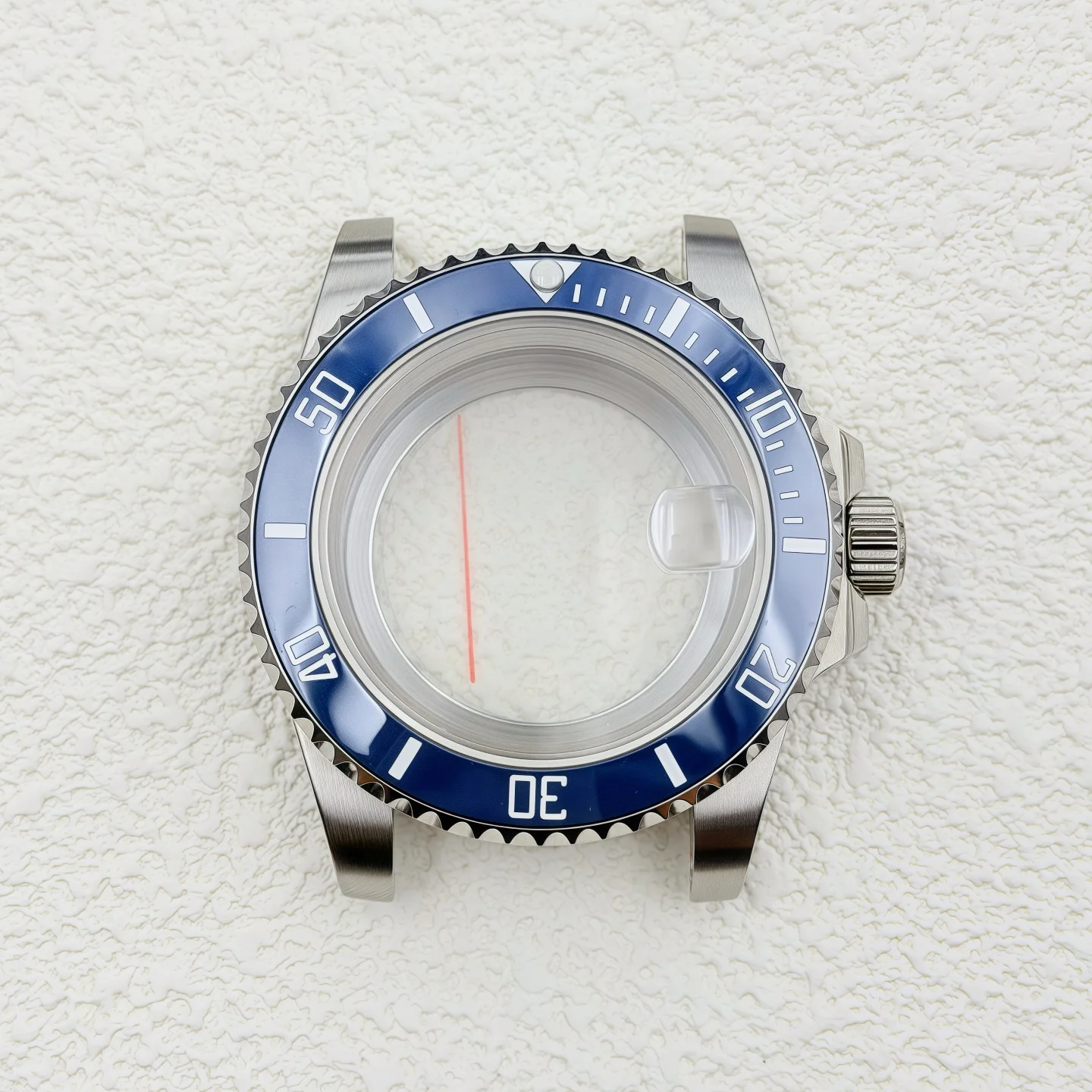 40MM stainless steel case, NH35 case, sapphire glass magnifying glass Submariner case bezel set Suitable for NH34/NH36 movements