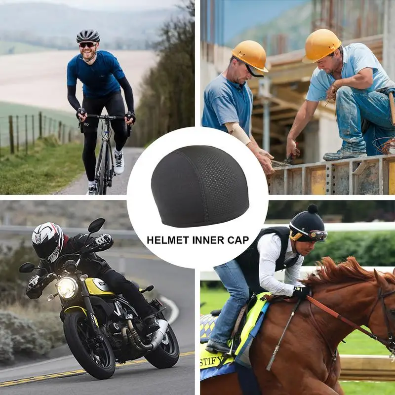 Chapéu de Arrefecimento para Homens e Mulheres, Chapéu de Arrefecimento para Homens e Mulheres, Chapéu de Ciclismo e Corrida, Chapéu Performance Under Caps para Homens e Mulheres, Fits