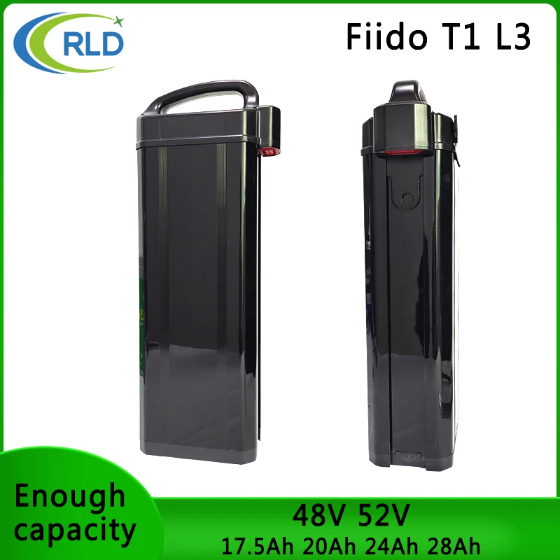 48V 28Ah Electric Bicycle Battery 52V 20Ah 24Ah 17.5Ah 24.5Ah 21Ah Fiido T1 Cargo L3 Heybike Explore Vivi Z8 Ebike Battery Akku