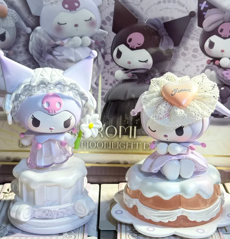 

Sanrio Kuromi Blind Box Figures Daylight Moonlight Series Cute Collectible Desktop Ornaments For Anime Fans And Collectors