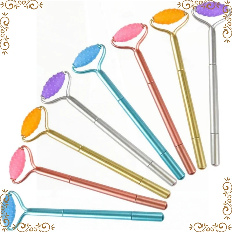 36 Pcs Novelty Cartoon Pen, Extendable Pressure Ball Ballpoint Pen Writing tools, Mini Massage Roller Student Stationery