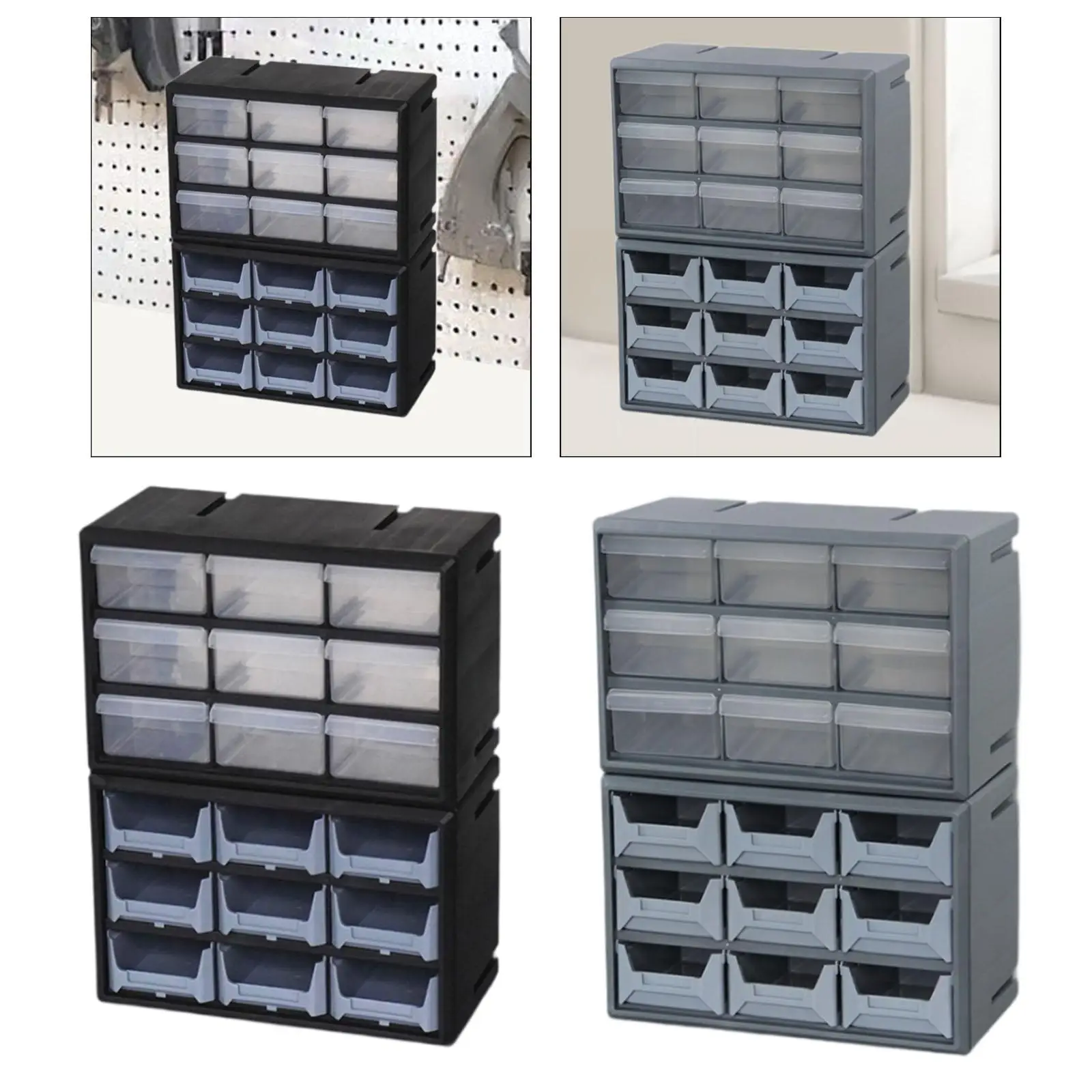 18 Drawer Storage Cabinet Teacher Tools Box Hardware Storage Organizer