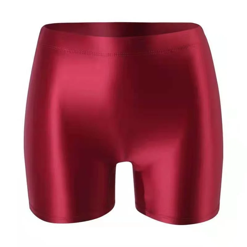 

Glossy See Through Women Men Underwear Shorts Elastic Briefs Underpant Men's Boxer Panties