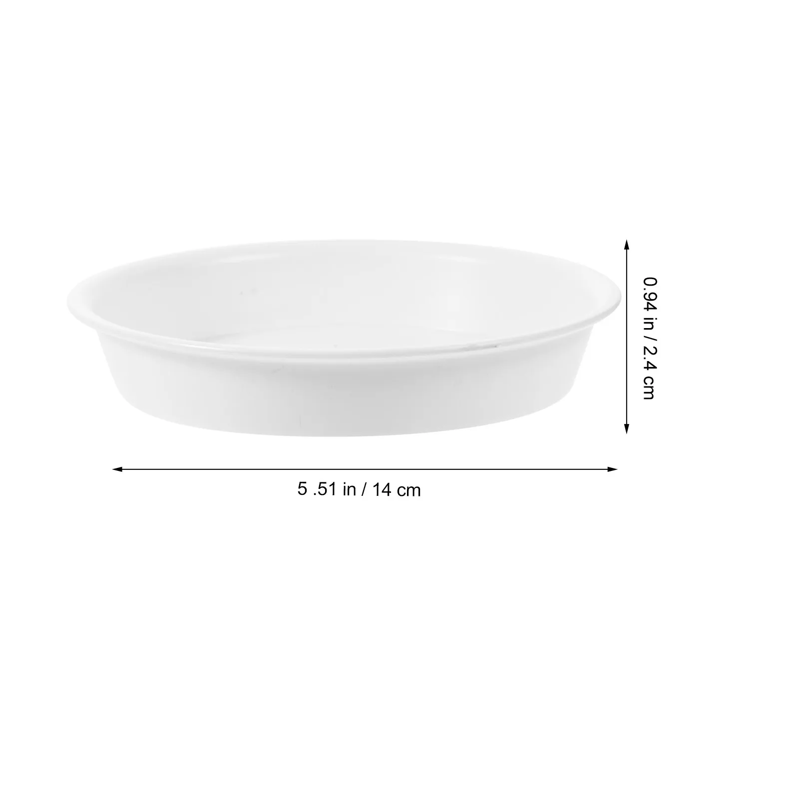 8Pcs Flower Pot Saucer Plastic Tray Thick Round Plant Plate Drain Tray for Indoor Outdoor Pots Plant Saucer Garden Bonsai