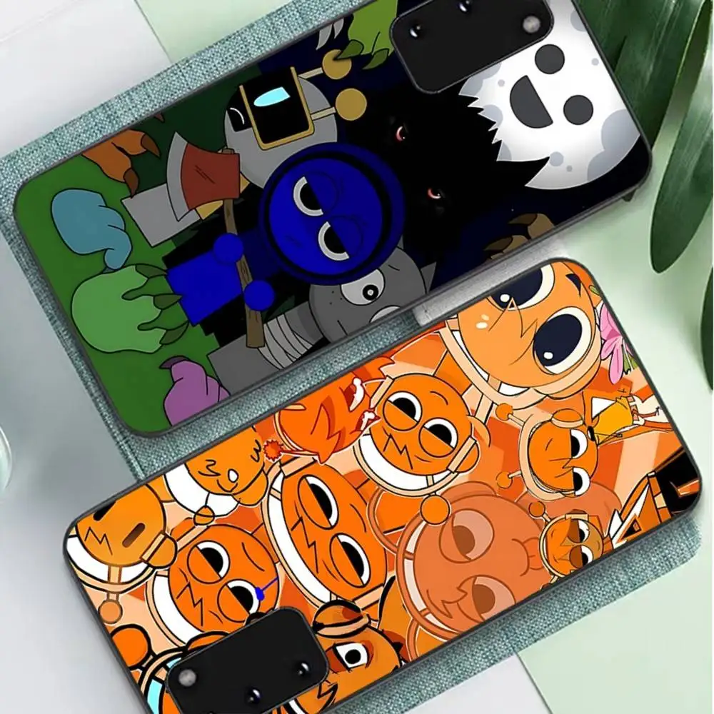 Cartoon Game S-Sprunki Phone Case For Samsung S 24 Fe 25 Ultra Plus 20 Lite 21 30 22 23 24 22 Ultra 5G Fundas