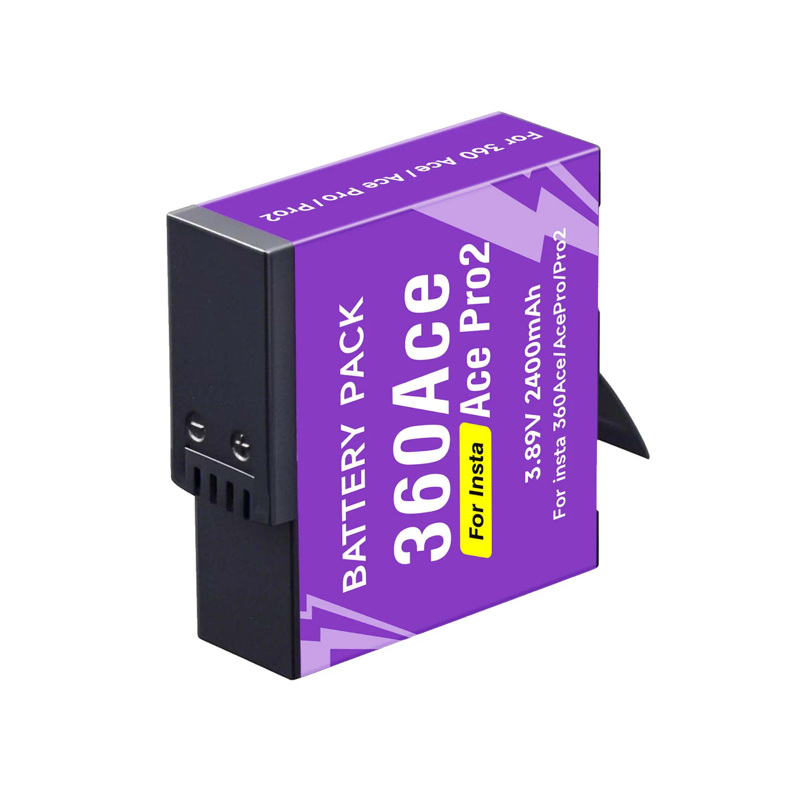 PALO 2400mAh Bateria do Insta360 Ace Pro Ace Pro 2, Akcesoria do kamery sportowej Insta 360 Ace AcePro Pro2 — zdjęcie produktu 4