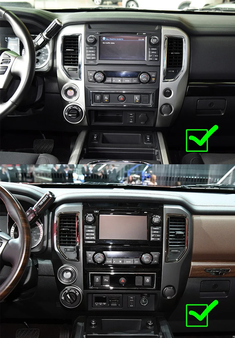 2025 جديد لنيسان تيتان 2016 2017 2018 أندرويد مشغل وسائط متعددة شاشة تعمل باللمس ستيريو استقبال رئيس وحدة سيارة لتحديد المواقع راديو نافي #3