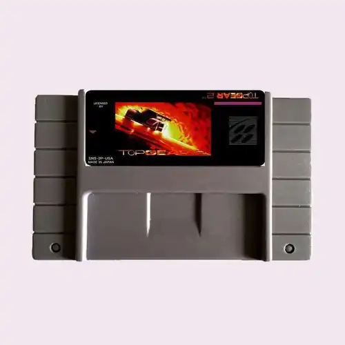 Tarjeta de juego gris grande NTSC Top Gear 2 de 16 bits de alta calidad para reproductor de juegos versión de EE. UU.