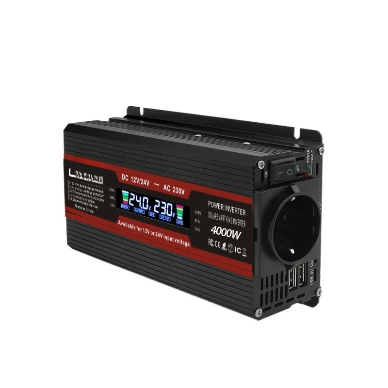 

Inverter Dual voltage 4000w inverter 12v24v to 220V high power
