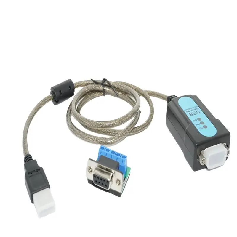 ABDW-Console Cable USB To RJ45 Serial Cable RS485/422 FT Chip With Indicator Light For PLC Debugging Configuring FT232RL