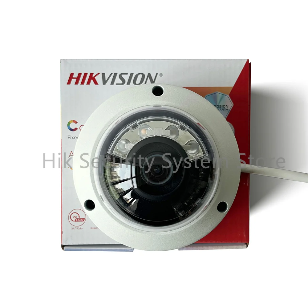كاميرا Hikvision DS-2CD2147G3-LIS2UY ColorVu 4MP الذكية الهجينة ضوء قبة IP ميكروفون مزدوج POE AI كاميرا الأمن