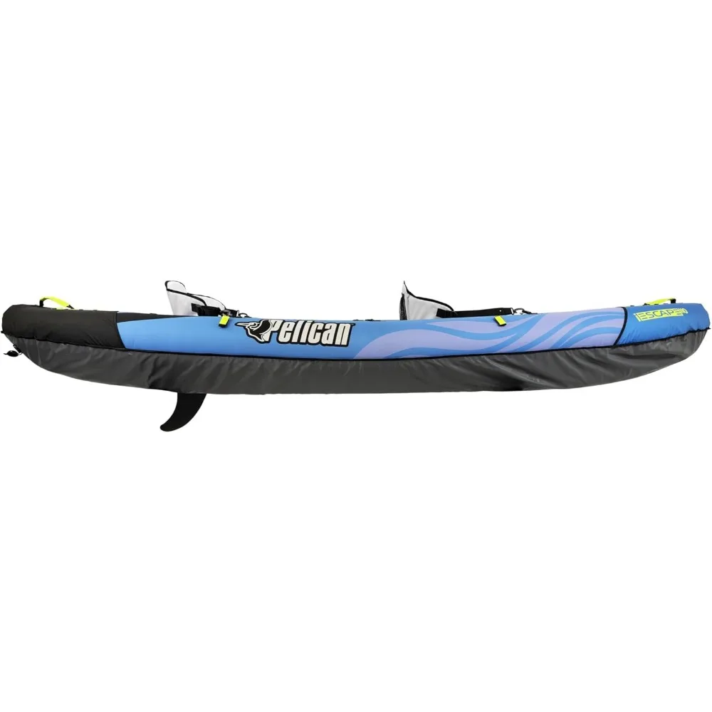 iESCAPE Inflatable Kayak - Recreational Kayak - Compact, Stable and Fun All in One - for 1 or 2 Person