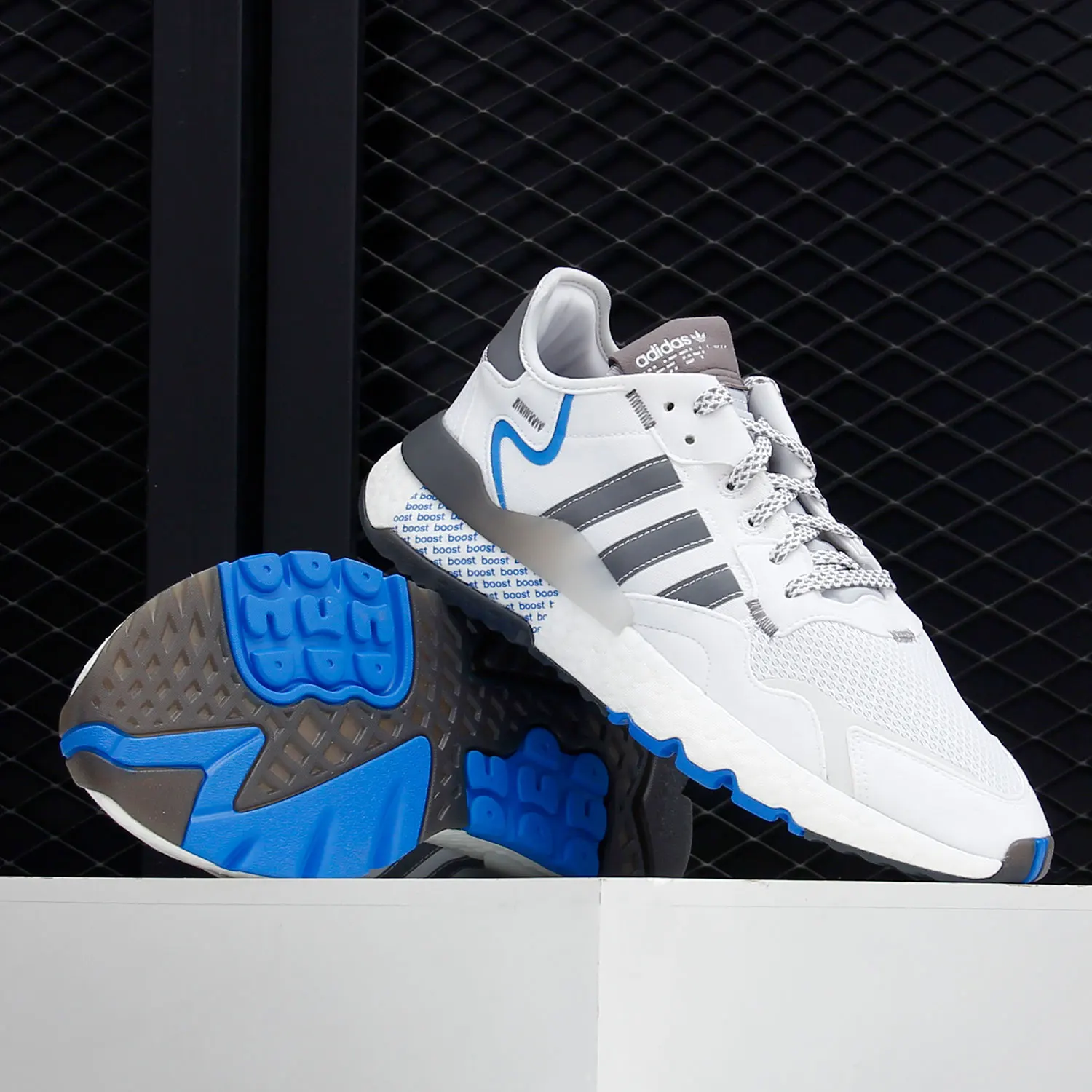 

Adidas оригинальные светоотражающие мужские и женские повседневные туфли Night Walker Nite Jogger 3M FV6624