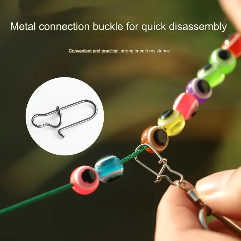 LINNHUE Fishing Tackle Accessories Fishing Lock Buckle Stainless Steel Live Fish Stringer