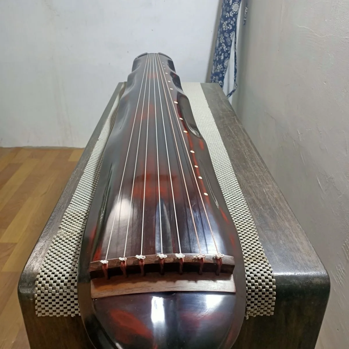 

High Level 60Years +Fir Wood Guqin 123cm 7 Strings Professional Handmade Jiaoye Guqin Zither for Advanced