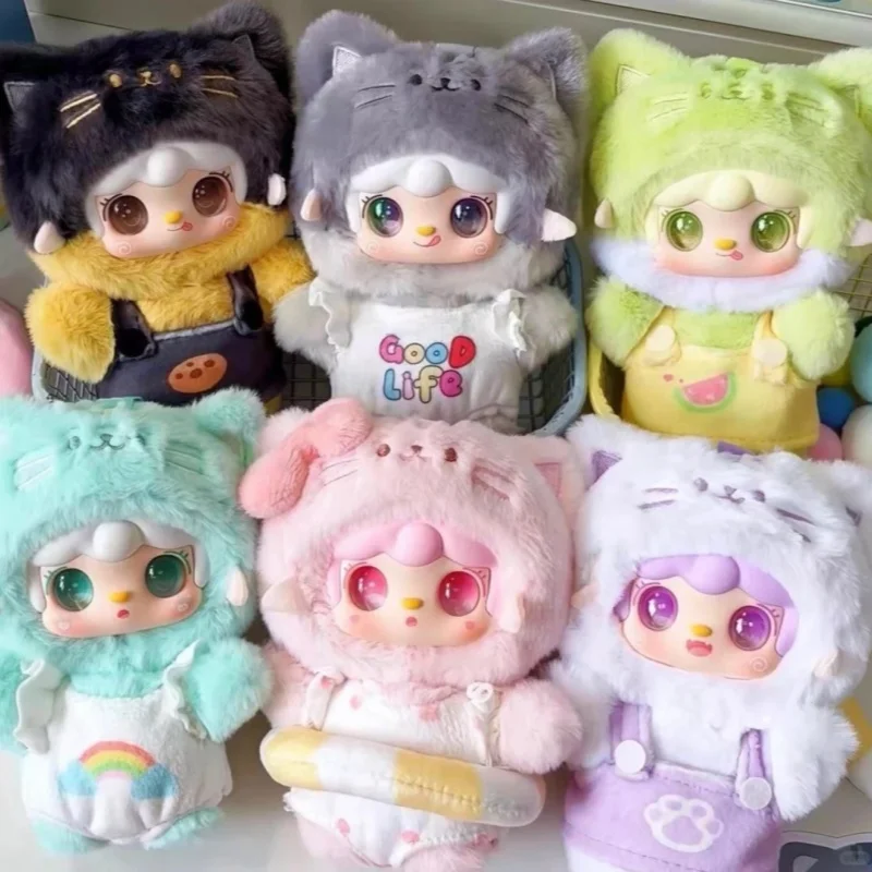 

Новая оригинальная серия Yooki Meow, летняя вечеринка, слепая коробка, кавайное виниловое лицо, плюшевая кукла, сумка, подвеска, украшение для рабочего стола, подарок-сюрприз