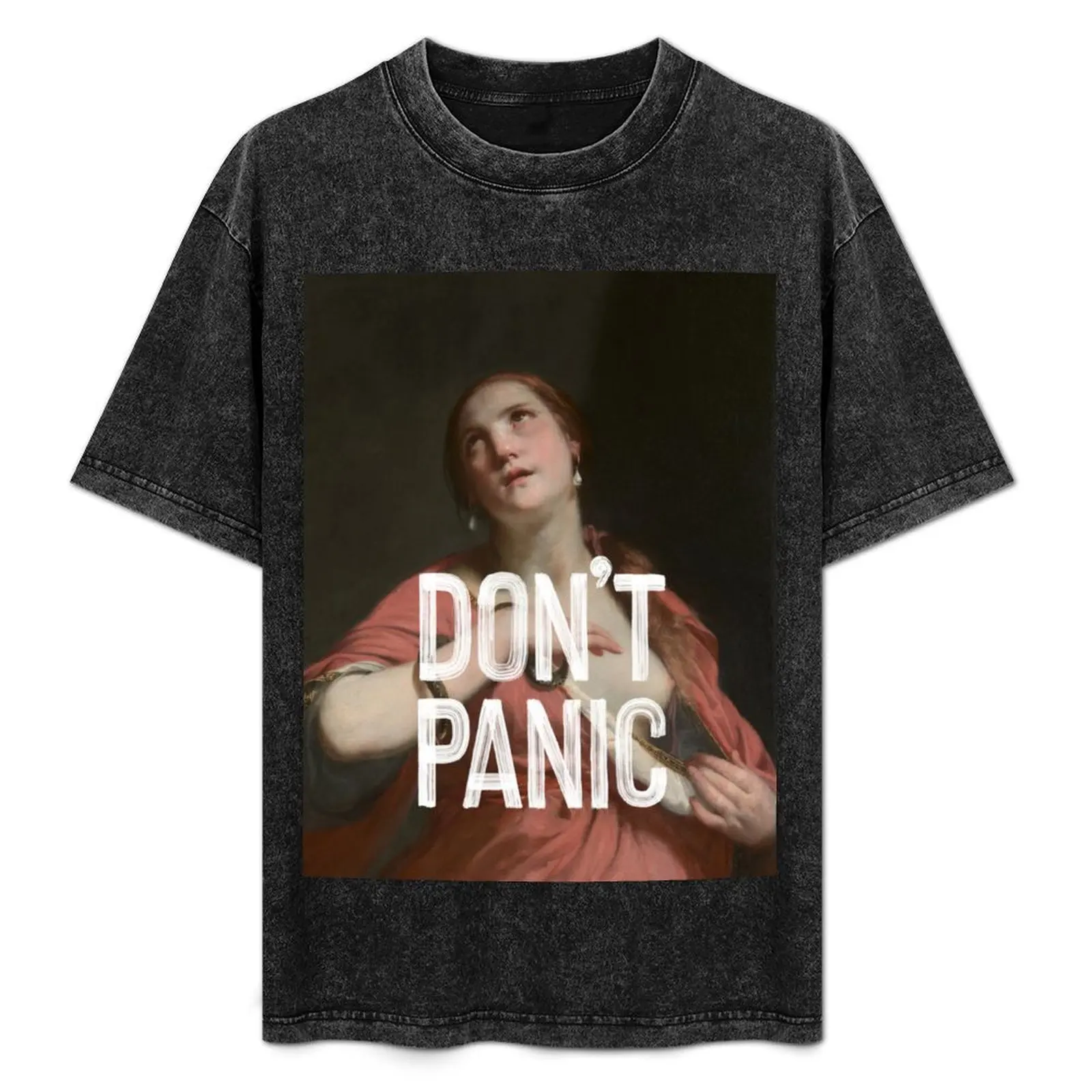 

Don't Panic T-Shirt Man t-shirt football t shirt funny gifts Clothing tee shirts for men